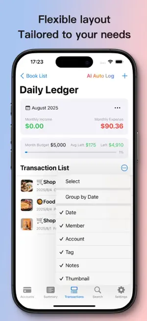 PigCatLedger screenshot 2