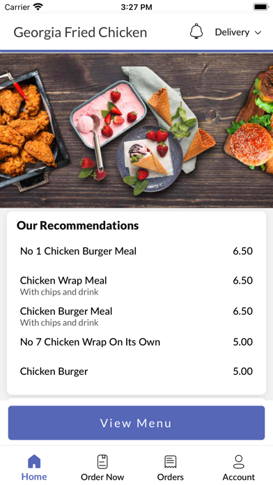 Georgia Fried Chicken. Screenshot