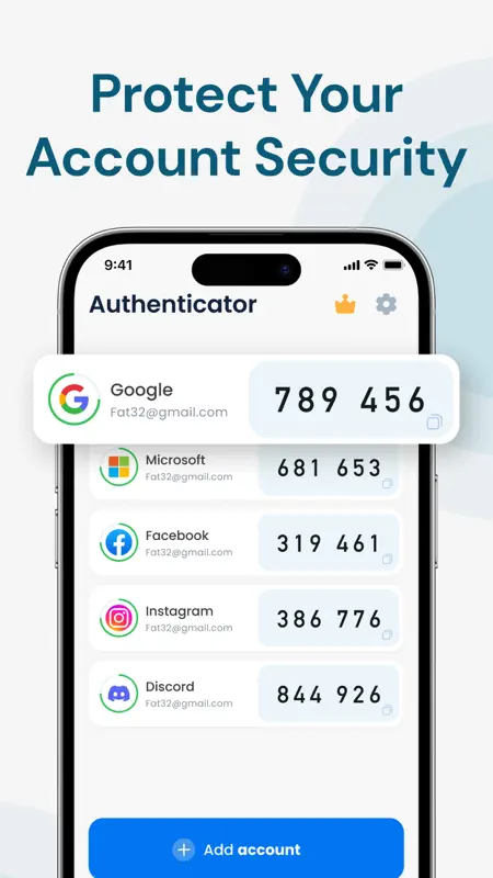 Authenticator App ・ screenshot 5 of 6