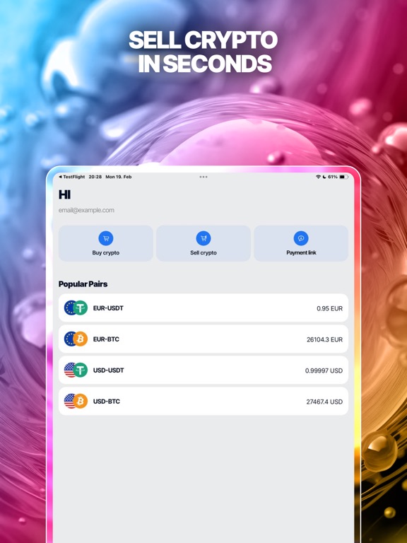 Screenshot #6 pour Swaps: Buy Crypto & Bitcoin