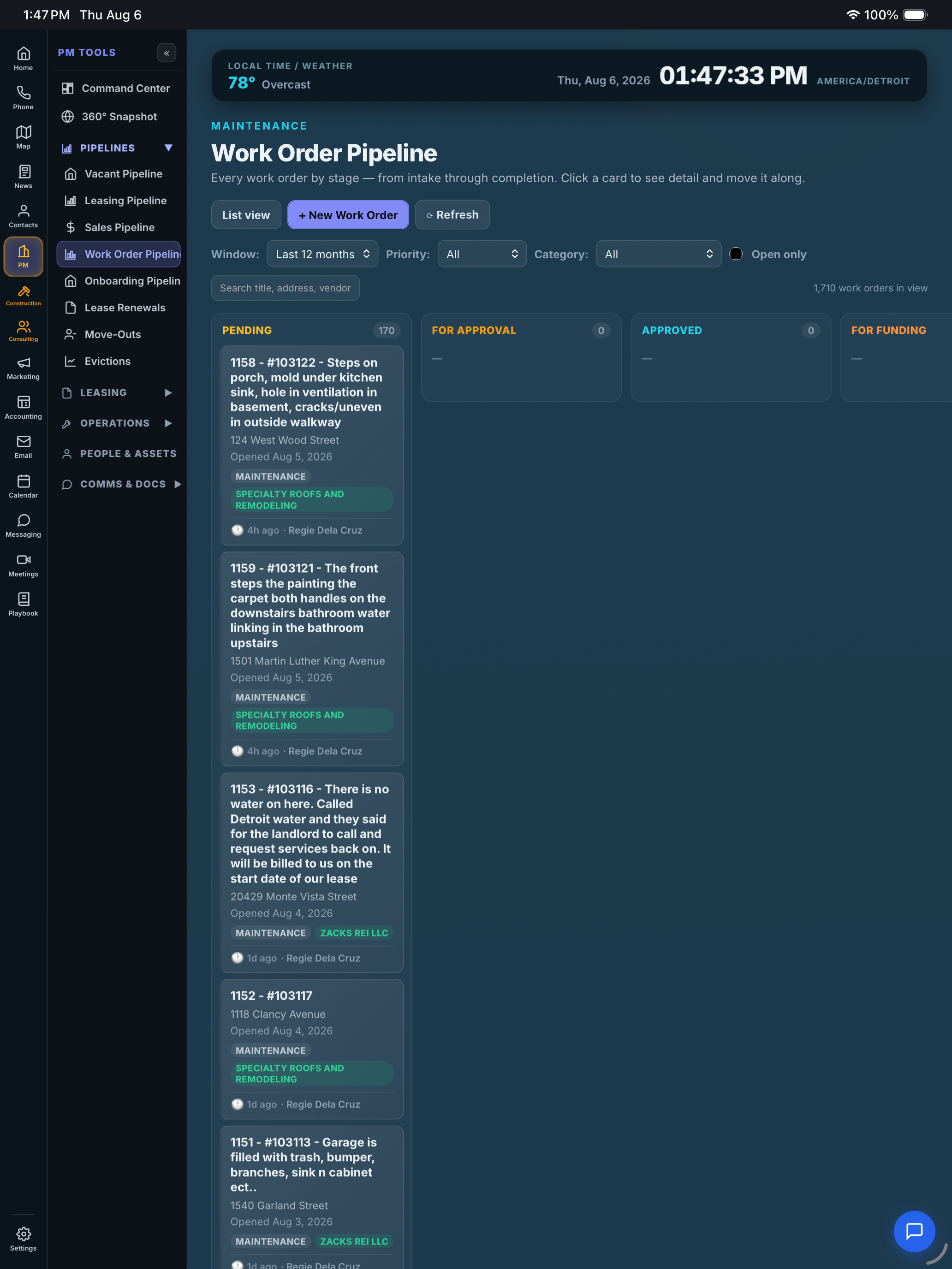 REIF DASHBOARD screenshot 5