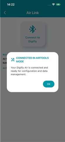 Digifly AirTools BLE screenshot