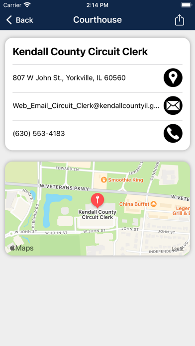 Screenshot 2 of Kendall County Circuit Clerk App