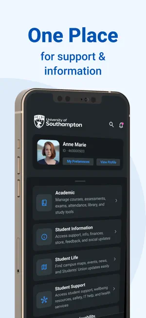 MySouthampton screenshot 2
