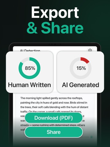 AI Detector : Text Humanizer iPad screenshot