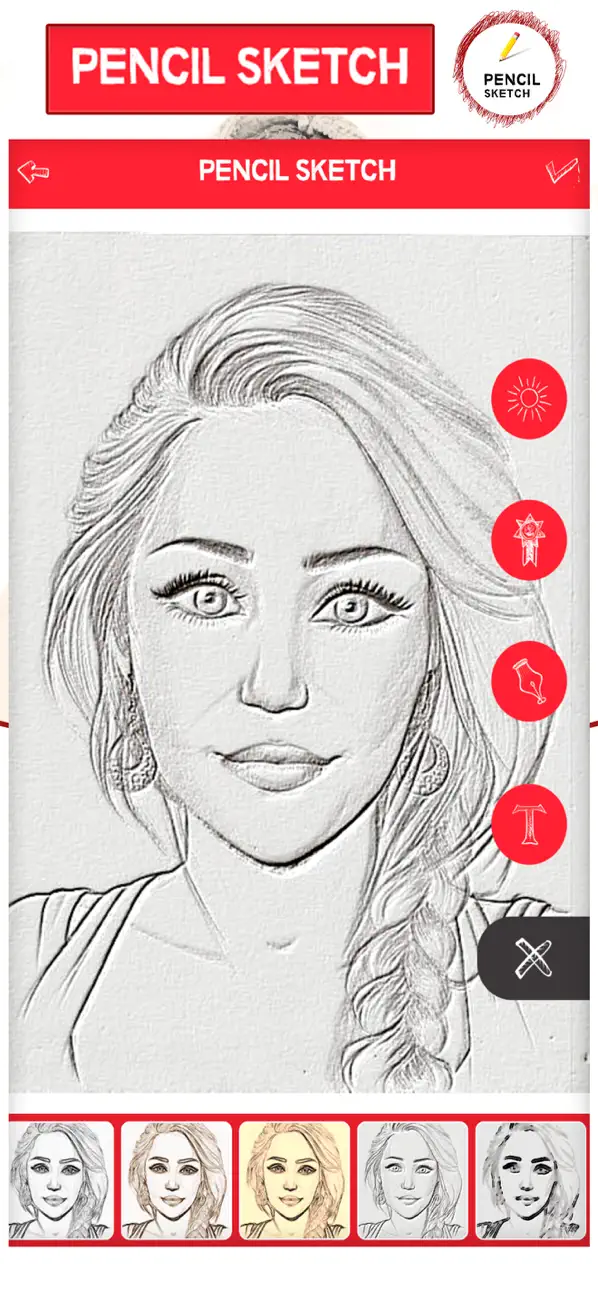 Screenshot #2 pour iSketch - Pencil Sketch Effect