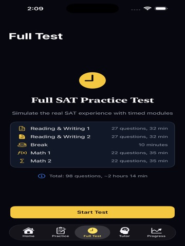 TutorPro: SAT & ACT Prep iPad screenshot