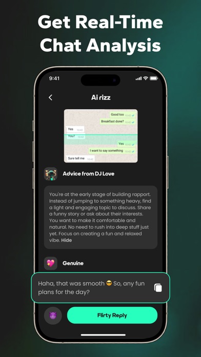 Bagged AI: Pickup Lines & Rizz Screenshot
