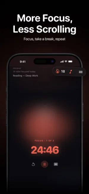 Naru: Focus & Pomodoro Timer screenshot 1