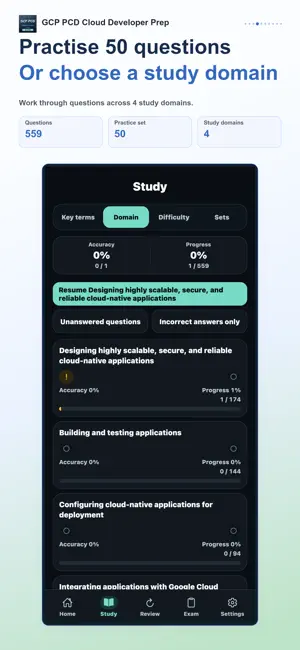 GCP Cloud Developer Exam Prep screenshot 4