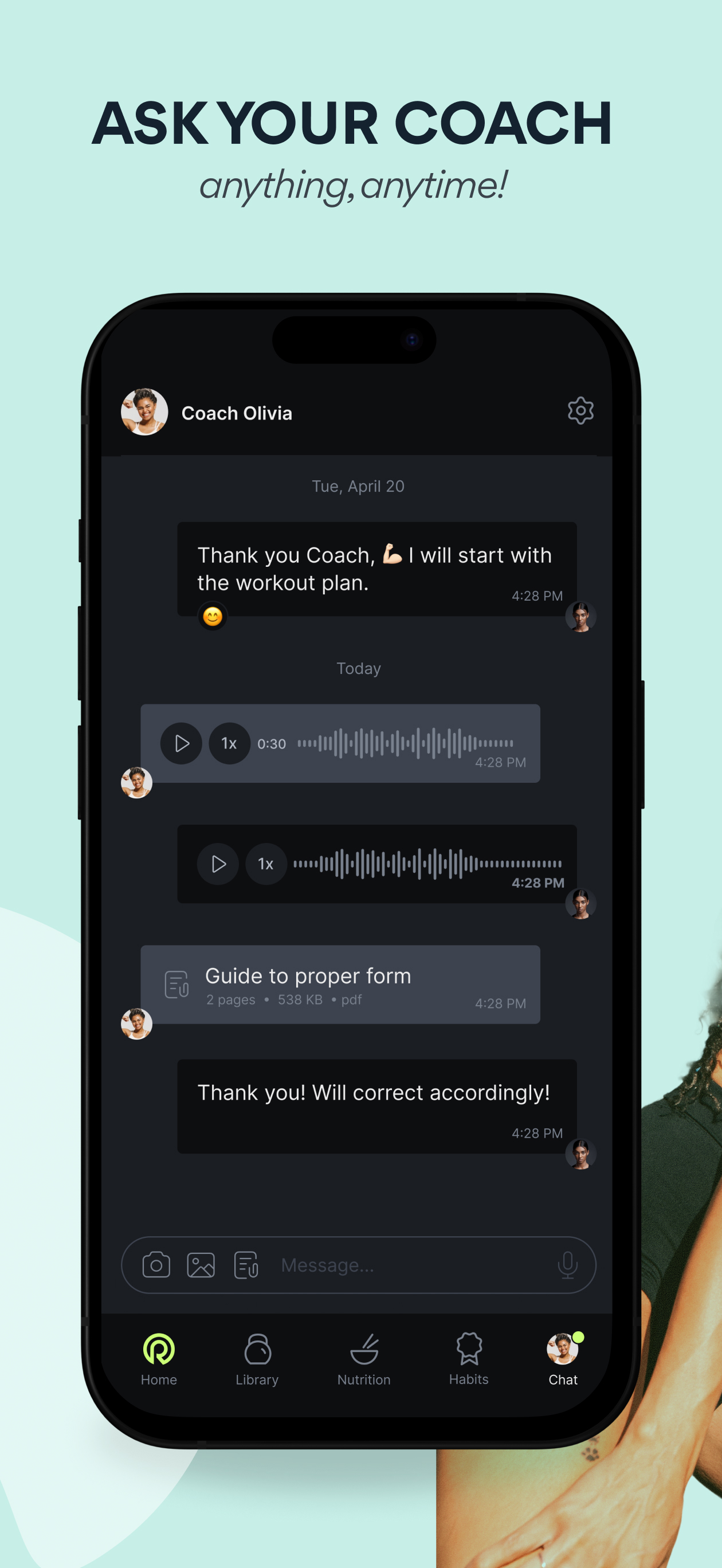Avida: 1-on-1 Fitness Coach