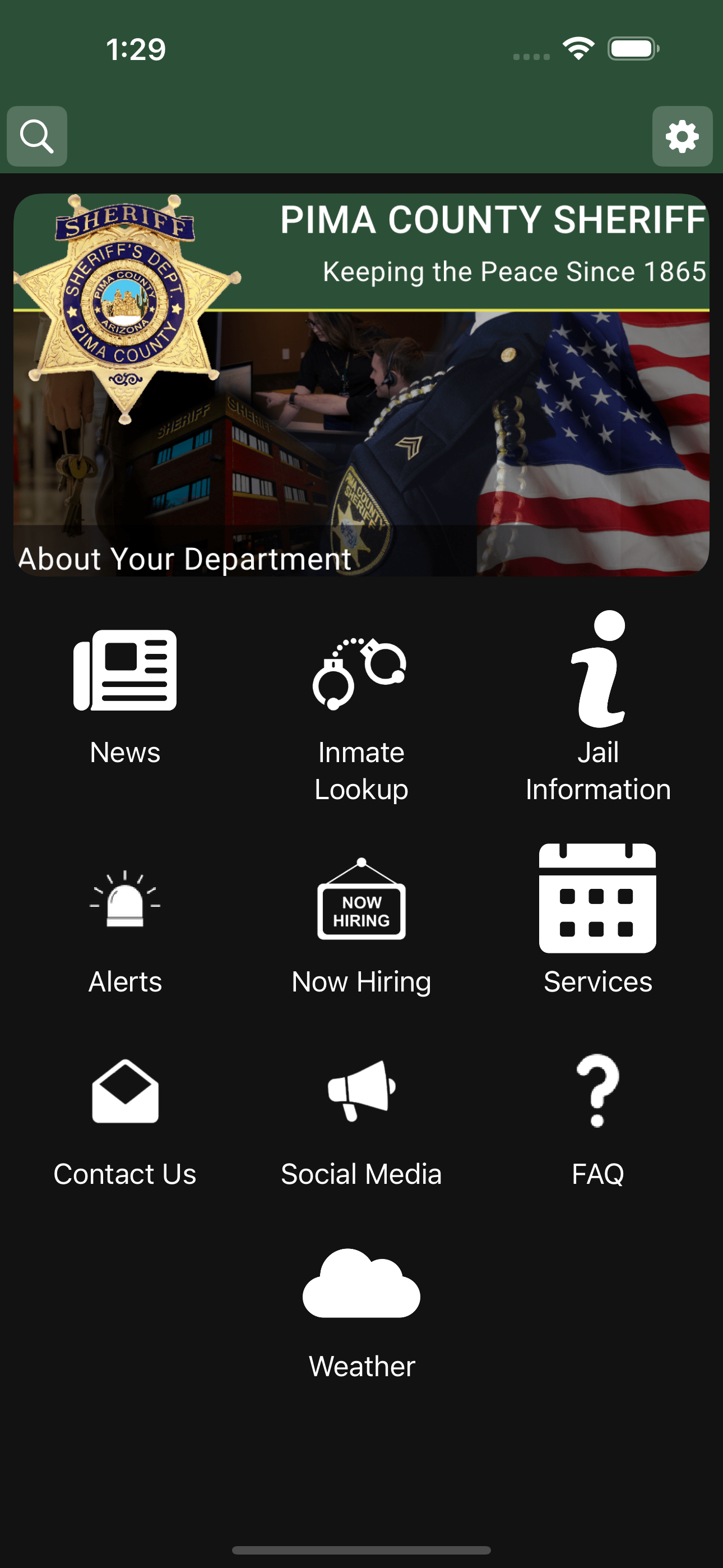 Pima County Sheriff's Dept