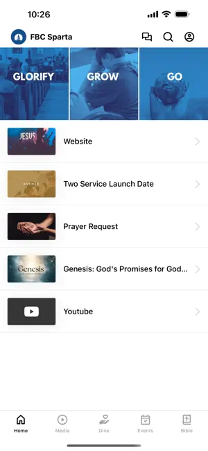 First Baptist Sparta screenshot 1