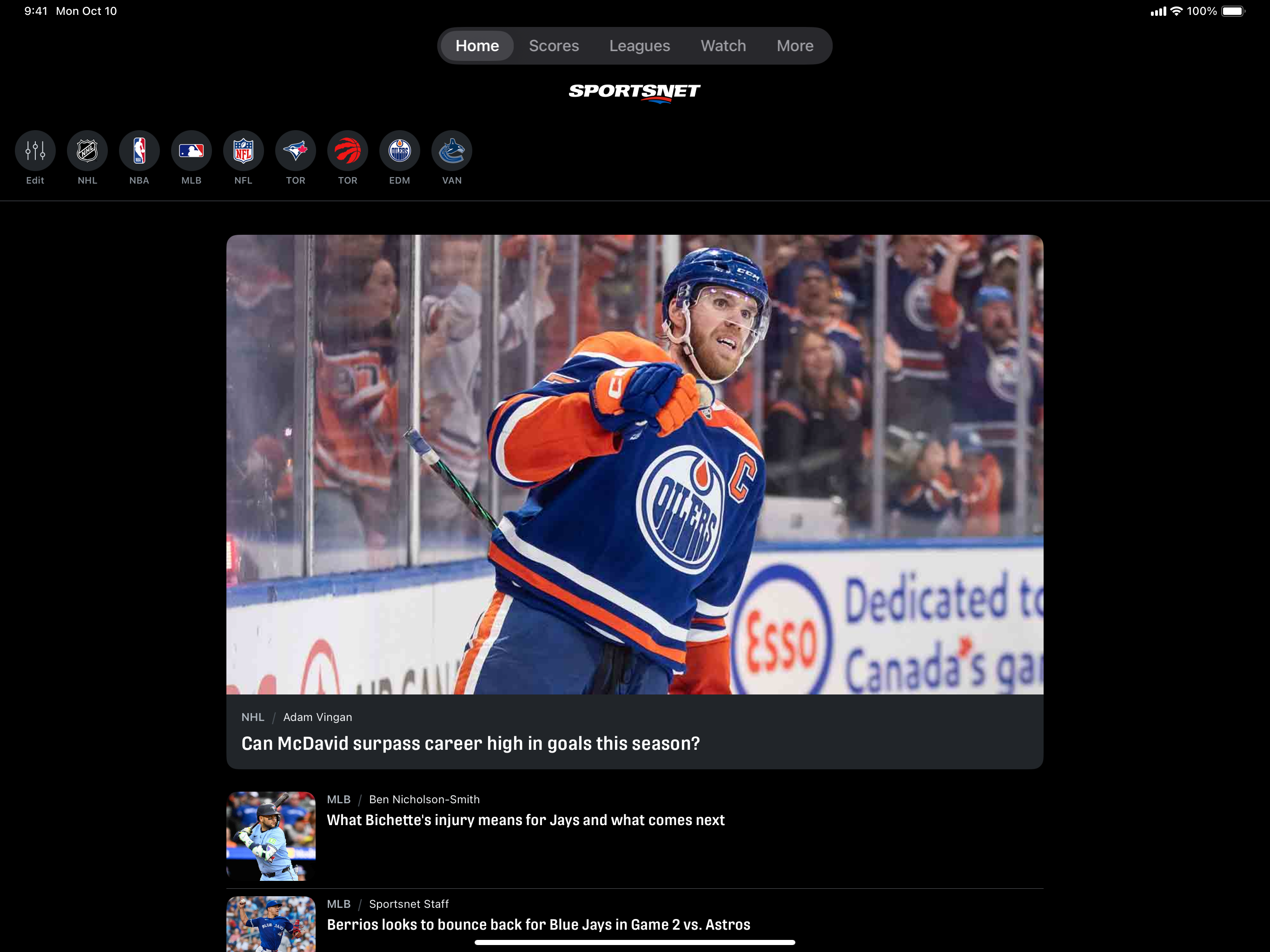 Sportsnet screenshot 5