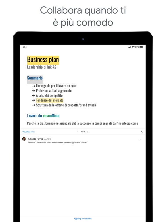 Documenti Google App Store preview screenshot 3