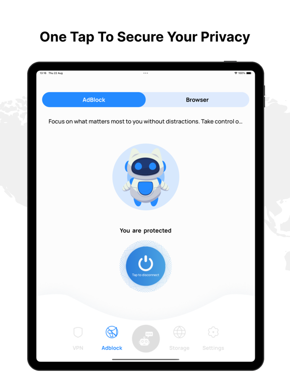 MOJIIC AI BLOCKER iPad screenshot 1 - Entertainment app