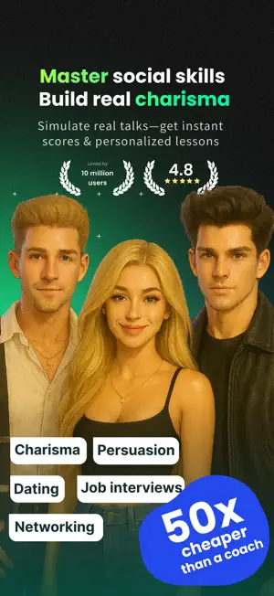 CharmXP: AI Charisma Coach screenshot 1
