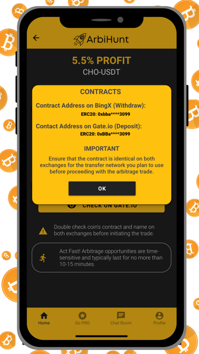 ArbiHunt - Crypto Arbitrage Screenshot