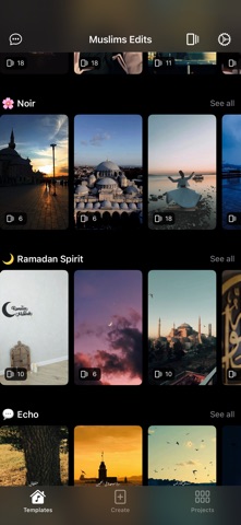 Muslim Video Templates & Maker screenshot