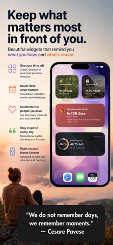 TimeLeft-Pocket Life Countdown Screenshot 3 of 9