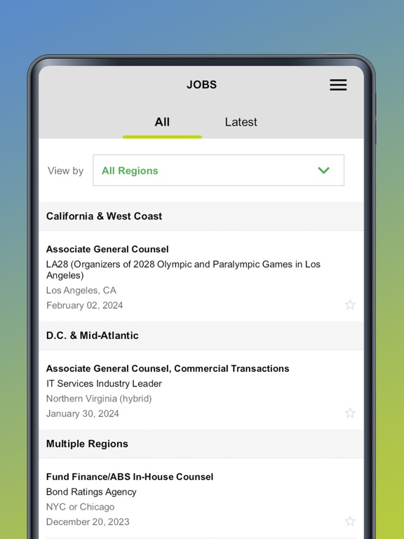 Weil Alumni iPad screenshot 4 - Business app