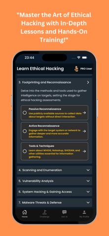 Learn Ethical Hacking Basics iPhone screenshot