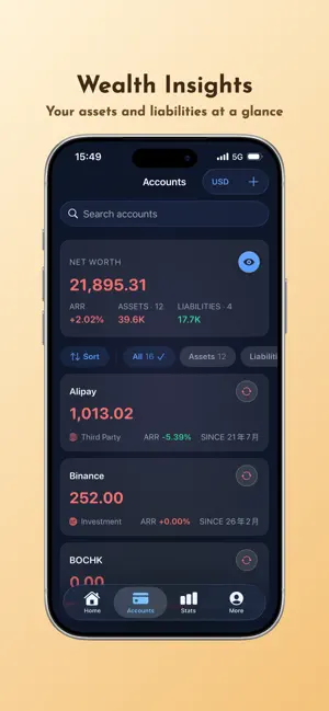 UpBuild - Track & Grow Wealth screenshot 2