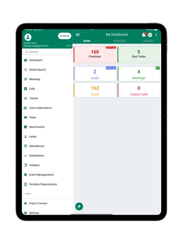 Sanchay Mobile CRM iPad screenshot