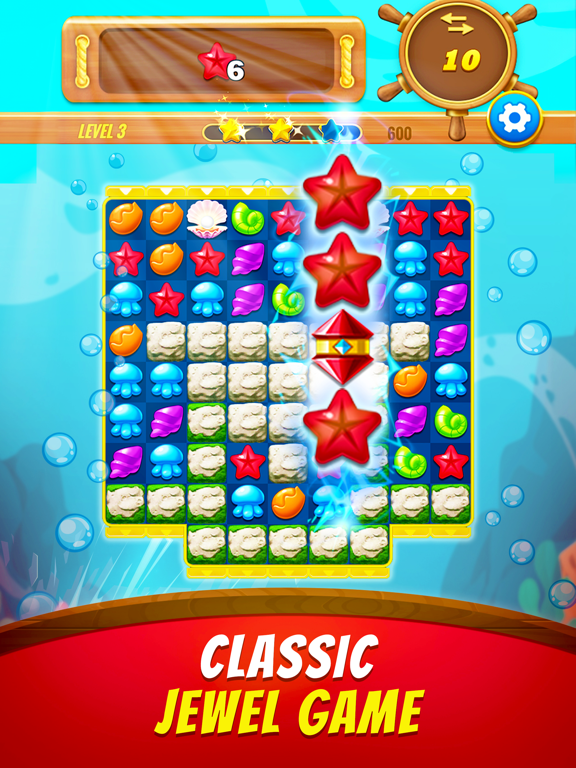 Marine Jewels – Match 3 Games