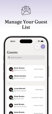 Wedding Seating Planner: Lily iPhone screenshot