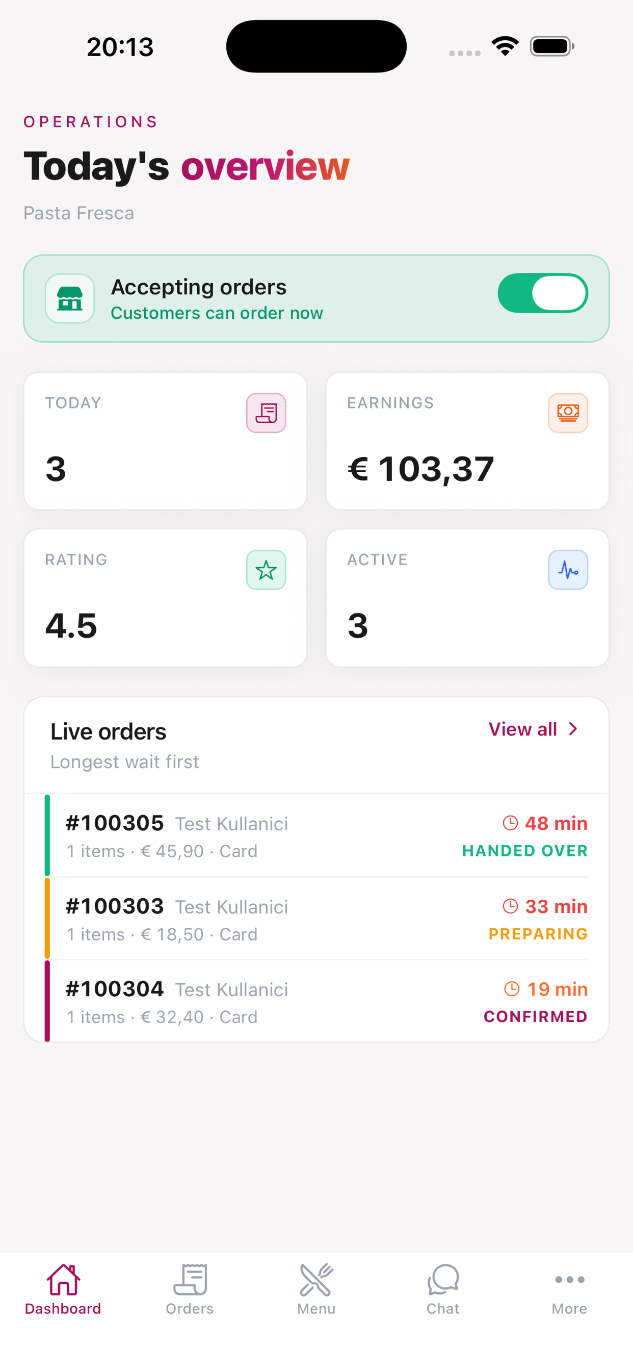 FoodPing Orders screenshot 3