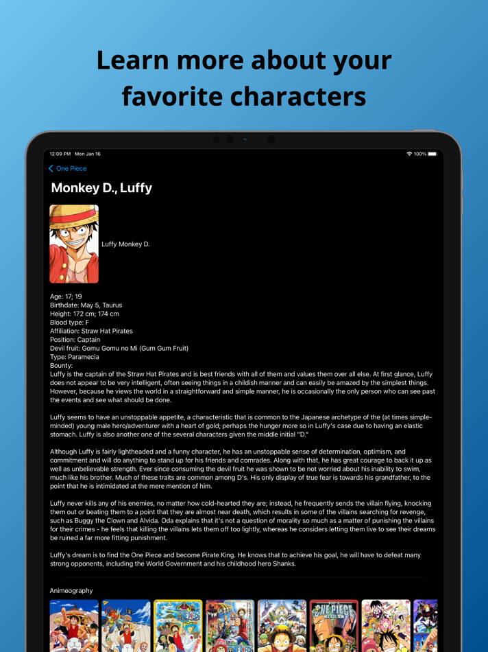 #6. Anime Reference (iOS) 来自: Aaron Treinish