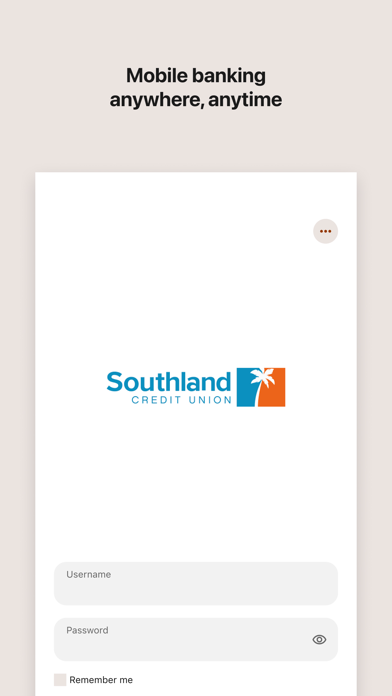 Southland CU iPhone screenshot 1 - Finance app