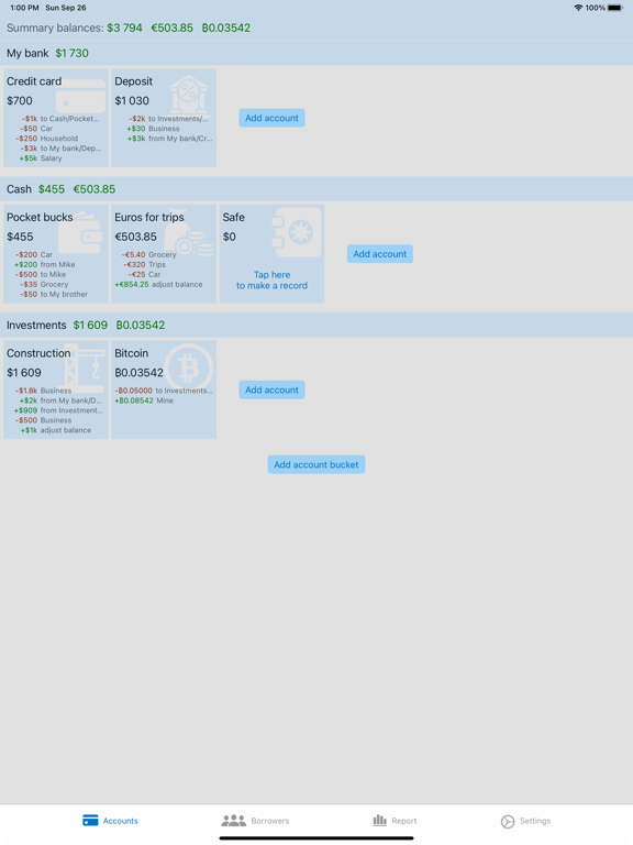 Screenshot #5 pour Handy Money Tracker