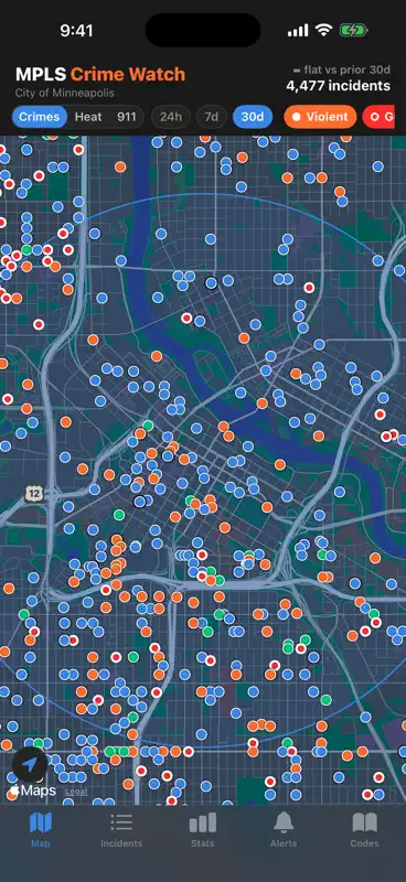 MPLS Crime Watch screenshot 1 of 10