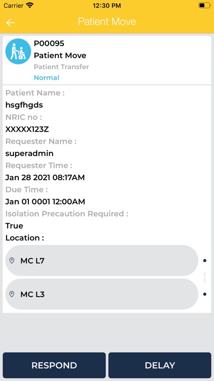 UETrack™ - Portering CGH UAT