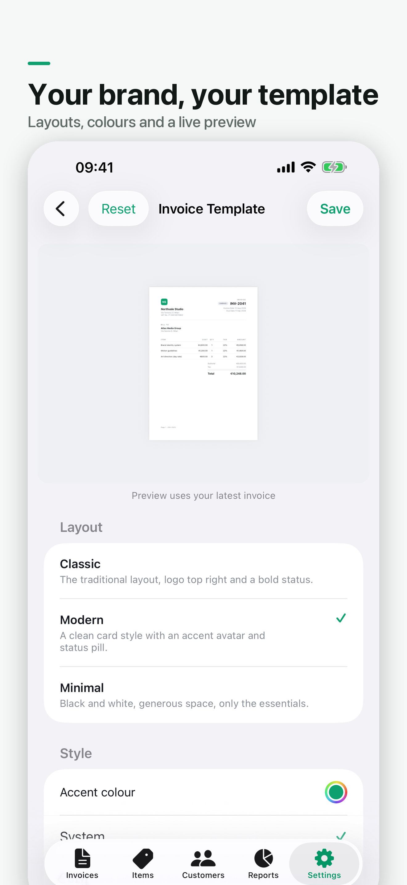 Invoices & Estimates screenshot 7