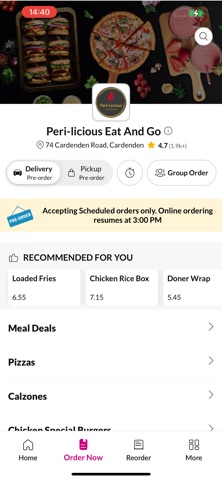 Peri-licious Eat And Go Screenshot 2 of 4