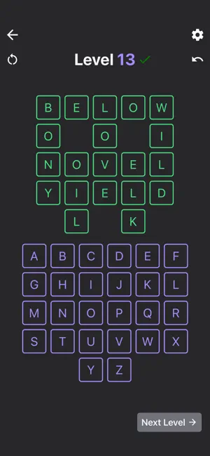 Word Grid: Fill the Grid screenshot 1
