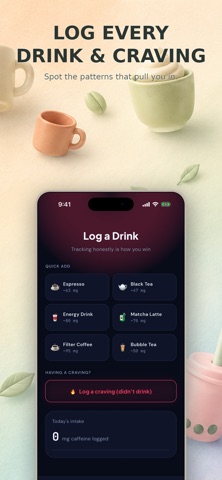 Caffeine Quit Streak Tracker Screenshot 2 of 4
