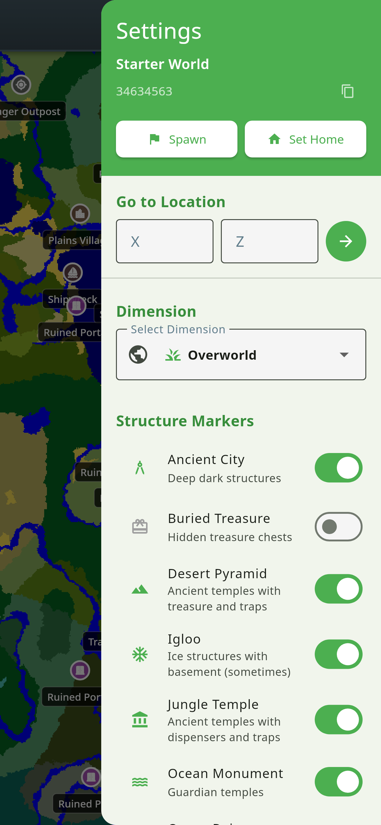 SeedMap - Explore Your Seeds screenshot 2