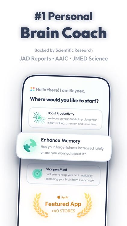 Beynex - Brain Health Coach screenshot-0