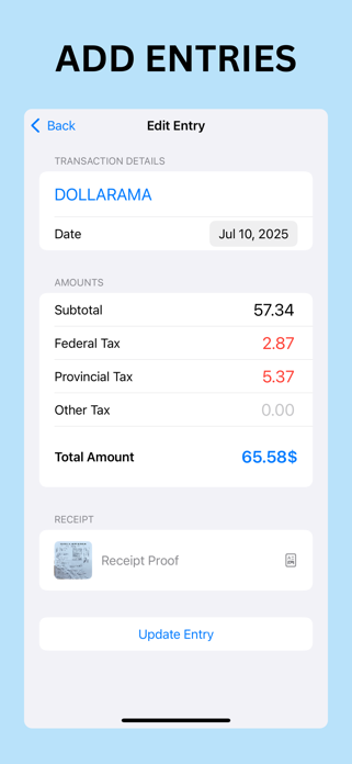 Tax Sum Screenshot 2 of 4