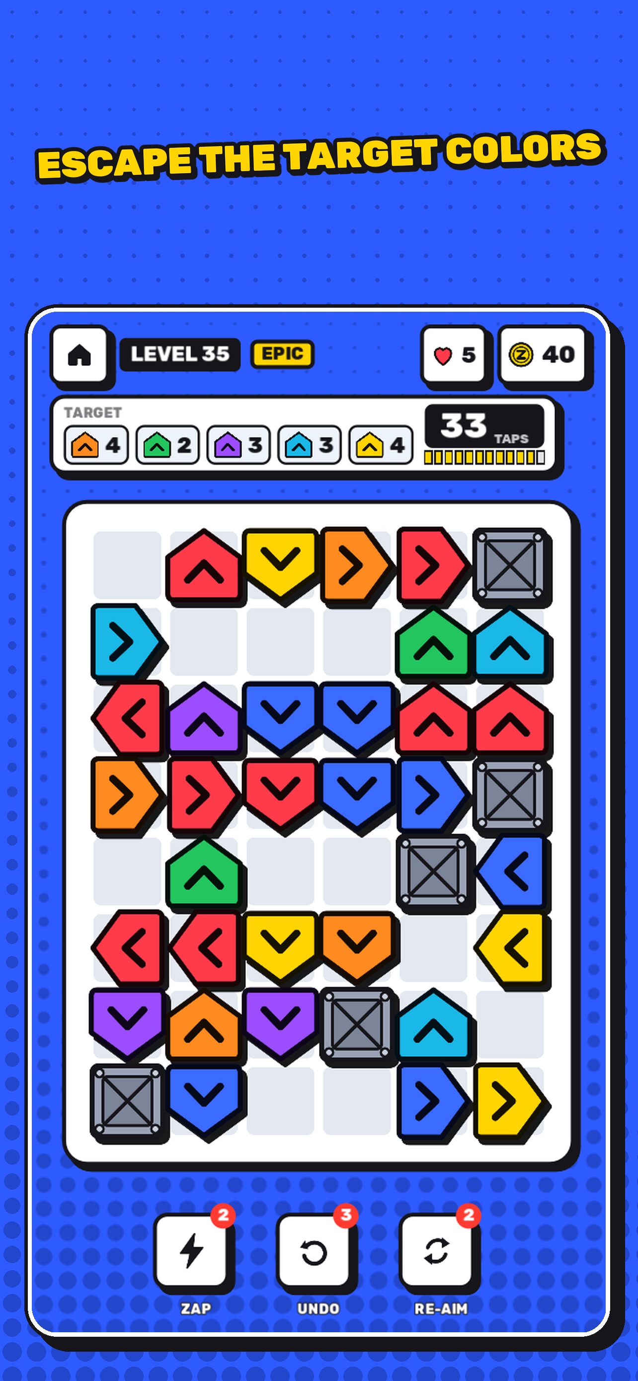 Screenshot 2 of Zippity! Arrow Puzzle Escape