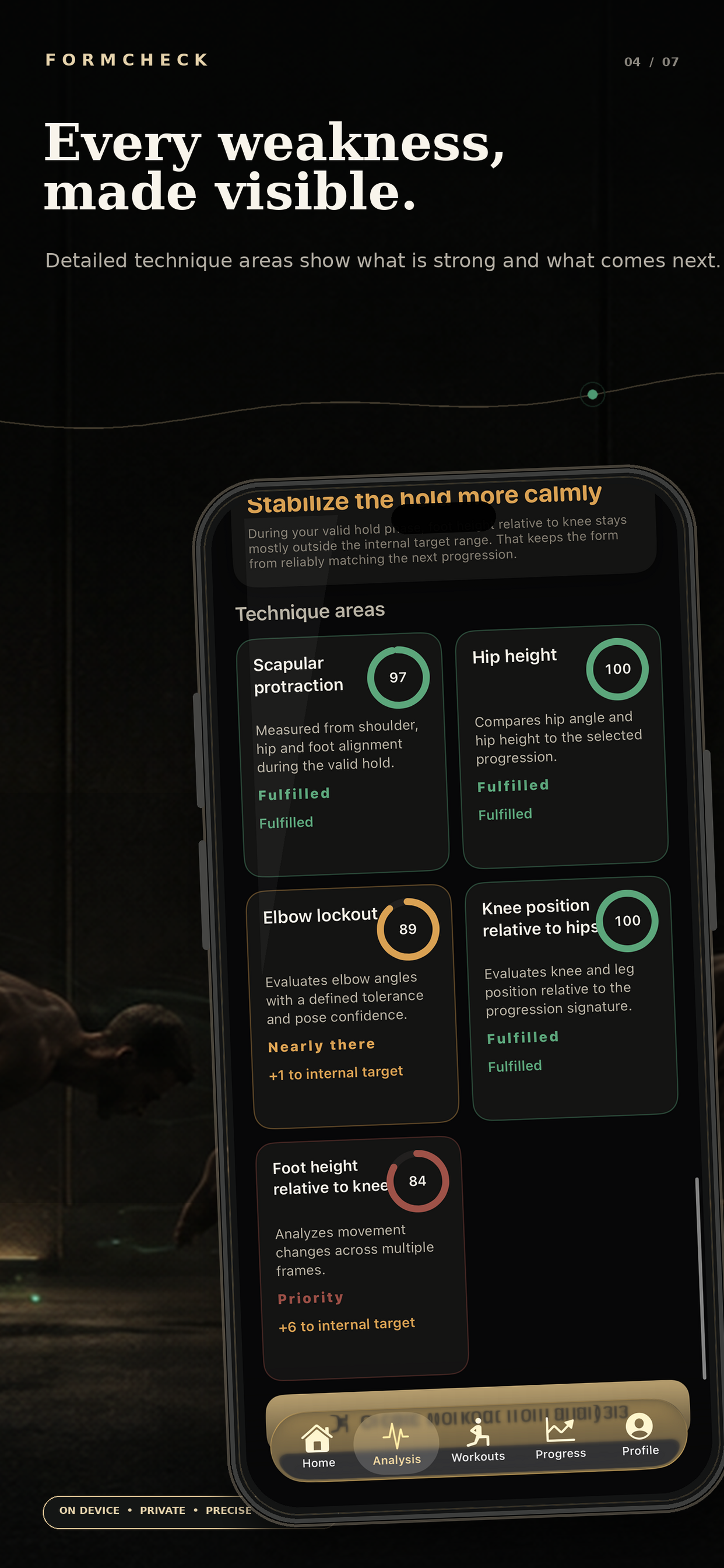 FormCheck: Calisthenics Coach screenshot 4