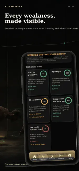 FormCheck: Calisthenics Coach screenshot 4