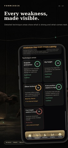 FormCheck: Calisthenics Coach Screenshot 4 of 7