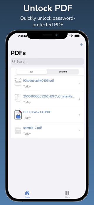 Unlock PDF - Password Remover Screenshot 1 of 3