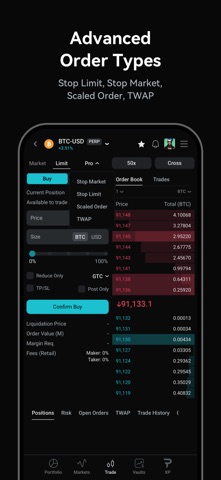 Paradex screenshot