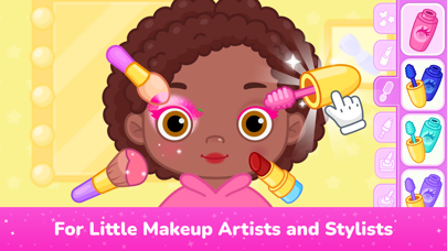 Kids Makeup Games for Girls 2+ iPhone screenshot 2 - Education app
